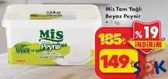 MİS TAM YAĞLI BEYAZ PEYNİR 1 KG